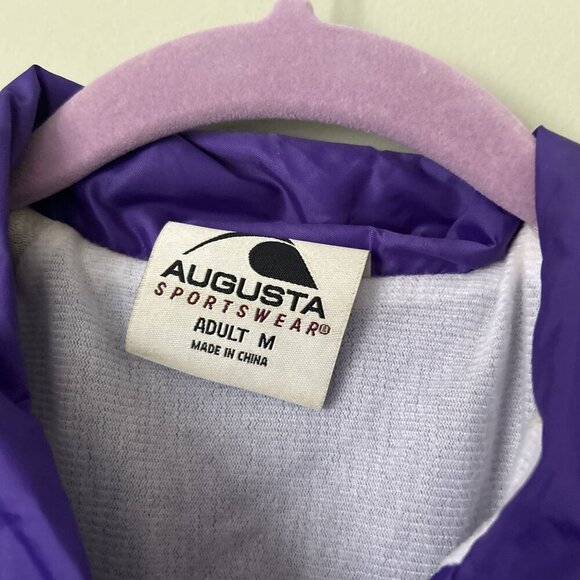 Superrradical Promethazine Purple Augusta Sportswear Coach Jacket Size Medium M - Picture 4 of 6